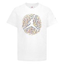 Child's Short Sleeve T-Shirt Nike JDB POOLSIDE JUMPMAN SS TEE 95D122 001 White