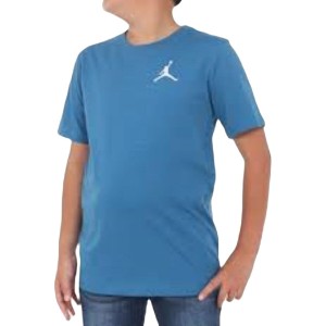 Child's Short Sleeve T-Shirt Nike JDB JUMPMAN AIR EMB 95A873 U1R Blue