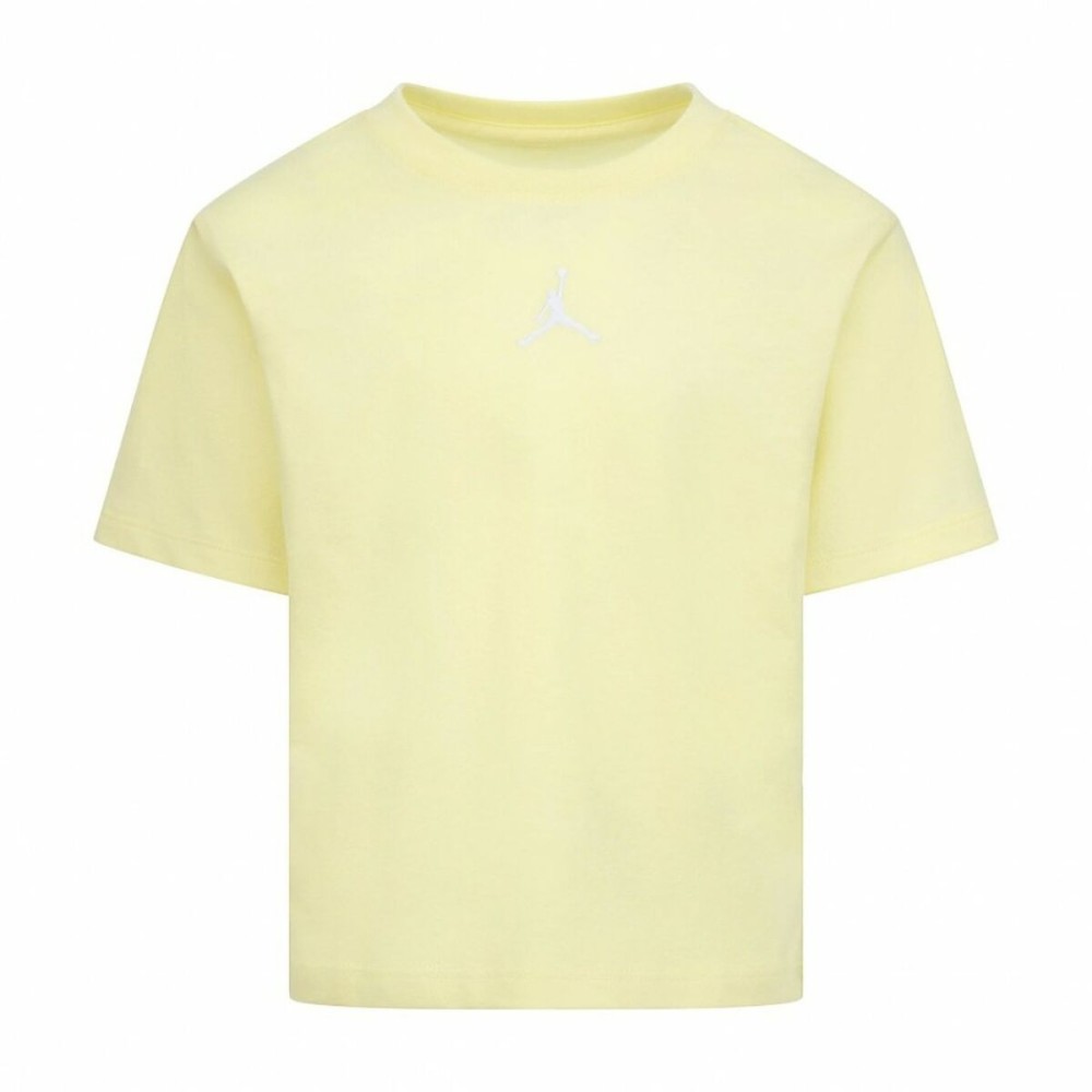 Child's Short Sleeve T-Shirt Nike JDG JORDAN ESSENTIALS 45A770 N2R Yellow