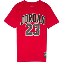 Child's Short Sleeve T-Shirt Nike JDB PRACTICE FLIGHT 95A088 R78 Red
