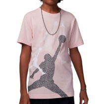Kurzarm-T-Shirt für Kinder Jordan JDB GRADIENT STACKED JM SS TEE 95D119 AHC Rosa