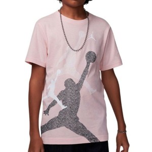 Kurzarm-T-Shirt für Kinder Jordan JDB GRADIENT STACKED JM SS TEE 95D119 AHC Rosa