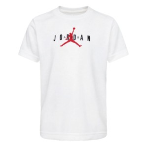 Child's Short Sleeve T-Shirt Jordan JUMPMAN SUSTAINABLE GRAPHI 85B922 001 White