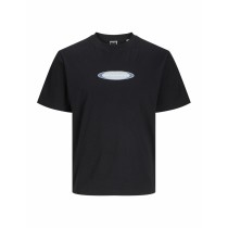 Men’s Short Sleeve T-Shirt Jack & Jones JCOPACER BRANDING PRINT 12273880 Black