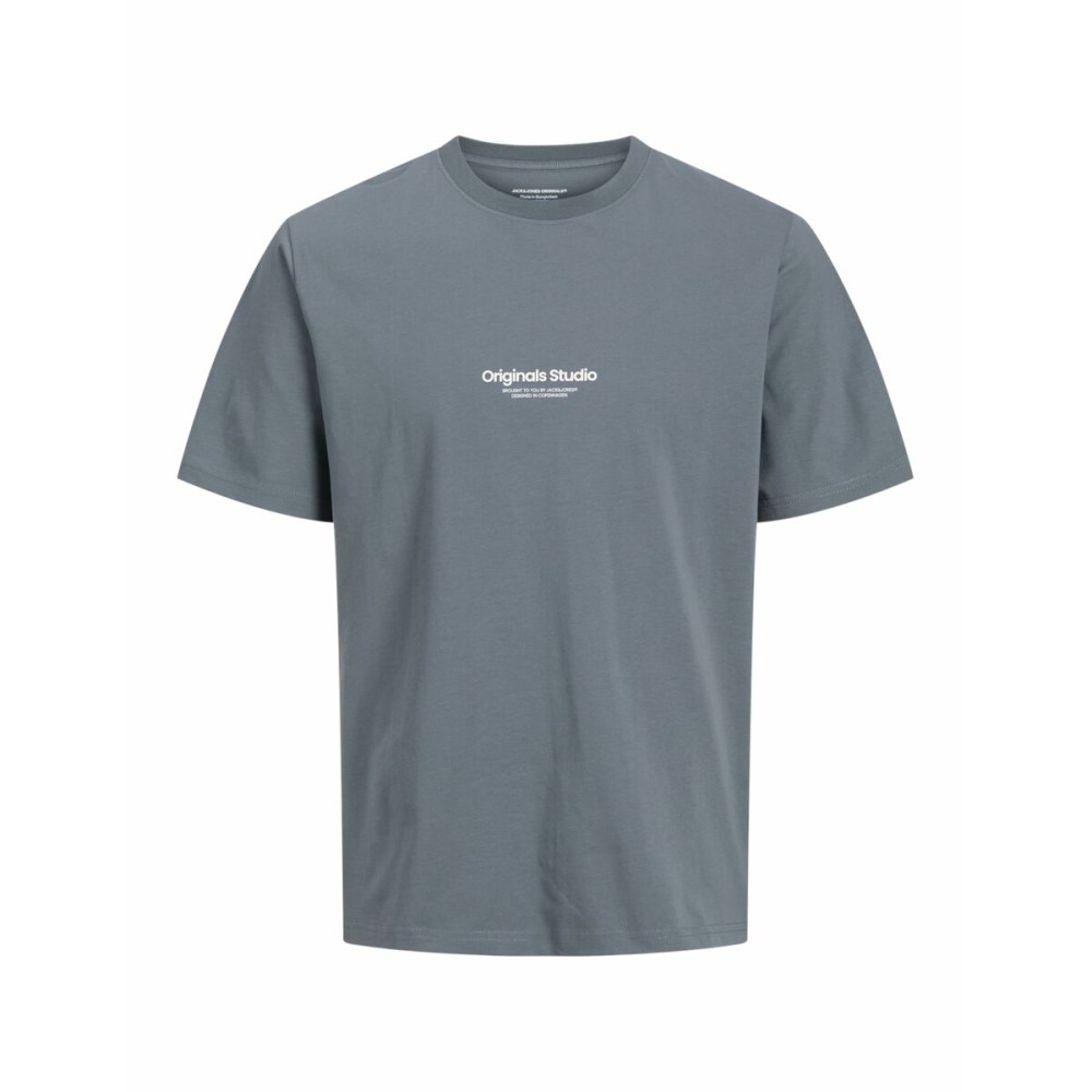 Men’s Short Sleeve T-Shirt Jack & Jones JORVESTERBRO TEE SS 12240121 Grey