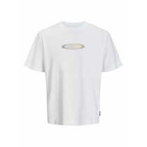 Herren Kurzarm-T-Shirt Jack & Jones JCOPACER BRANDING PRINT 12273880 Weiß