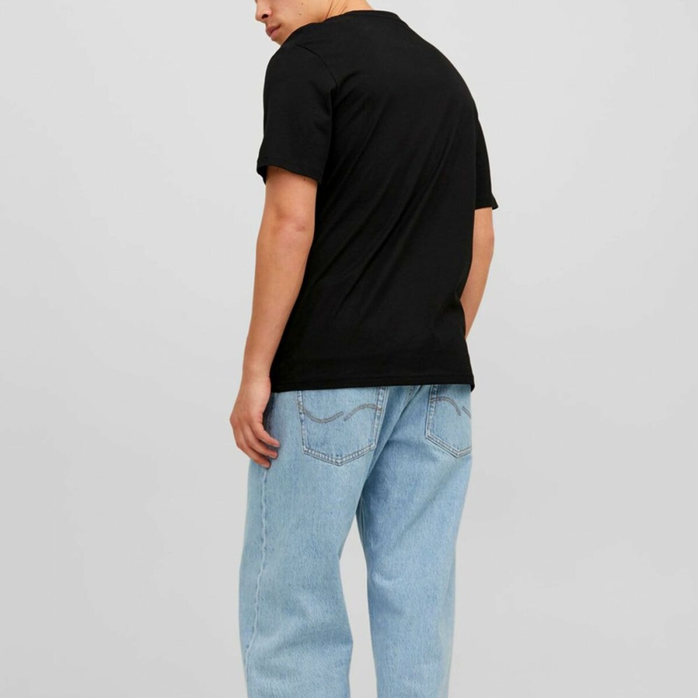 Men’s Short Sleeve T-Shirt Jack & Jones JORVESTERBRO TEE SS 12240121 Black