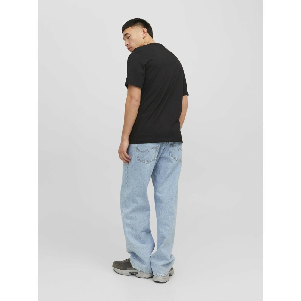 Men’s Short Sleeve T-Shirt Jack & Jones JORVESTERBRO TEE SS 12240121 Black