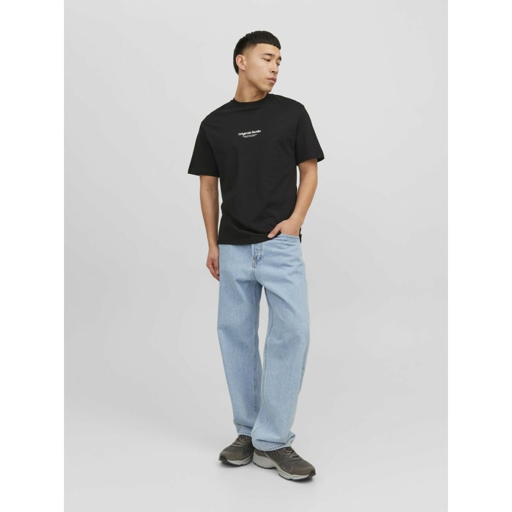 Men’s Short Sleeve T-Shirt Jack & Jones JORVESTERBRO TEE SS 12240121 Black