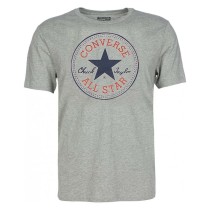 Kurzarm-T-Shirt für Kinder Converse CHUCK PATCH SHORT Grau