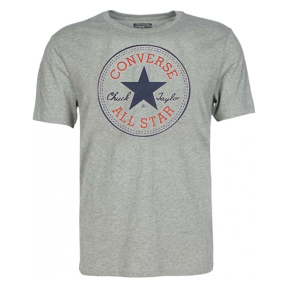 Kurzarm-T-Shirt für Kinder Converse CHUCK PATCH SHORT Grau