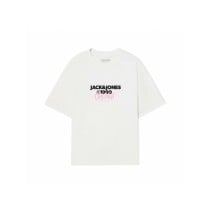 Herren Kurzarm-T-Shirt Jack & Jones JORBUSHWICK TEE SS CREW NECK FST 12263939 Weiß