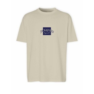 Herren Kurzarm-T-Shirt Jack & Jones JORBOSTON TEE SS 12277888 Beige