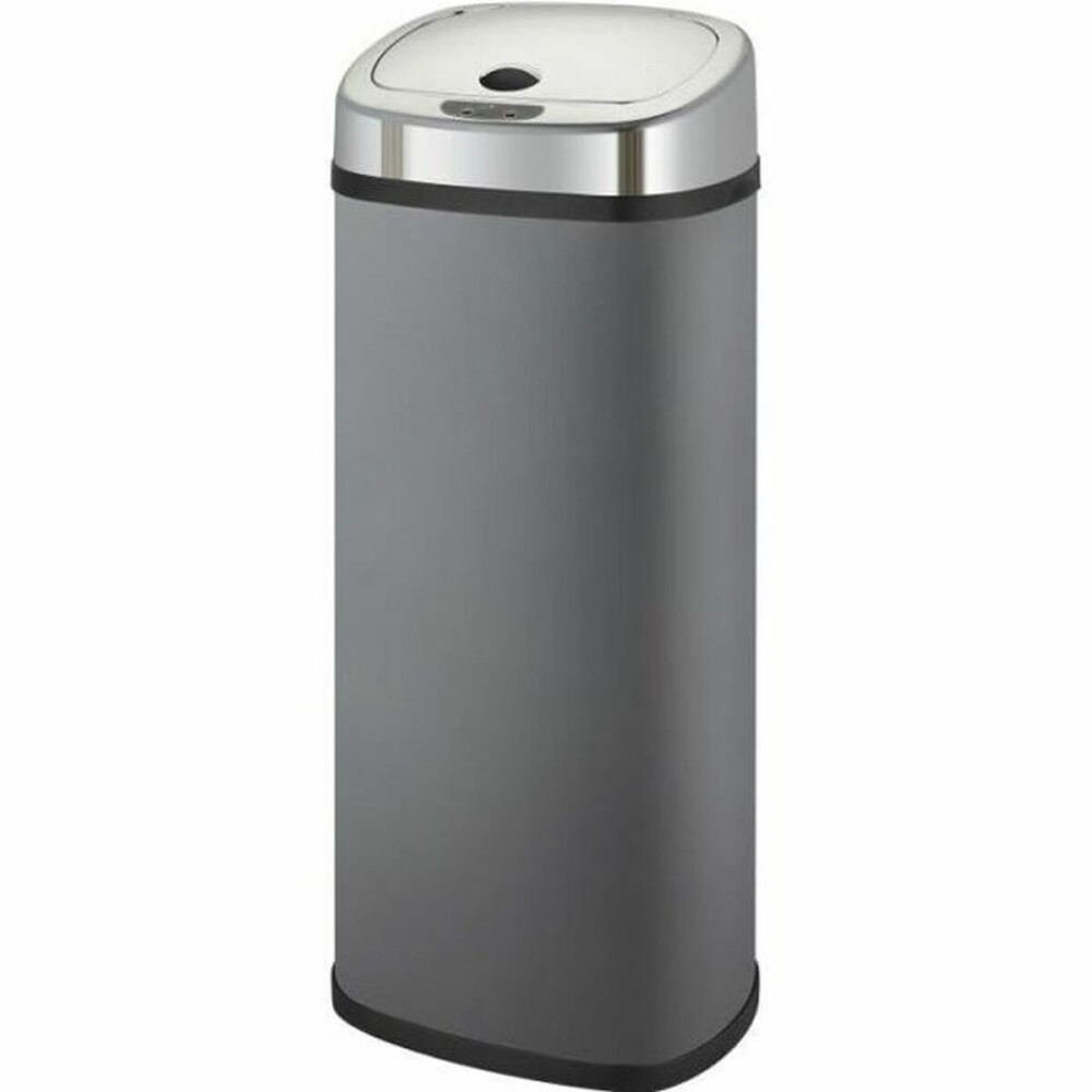 Poubelle Kitchen Move Gris Métal Acier inoxydable ABS 42 L