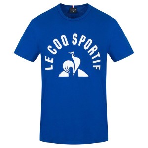 Men’s Short Sleeve T-Shirt BAT TEE SS Nº2M Le coq sportif 2220665 Blue