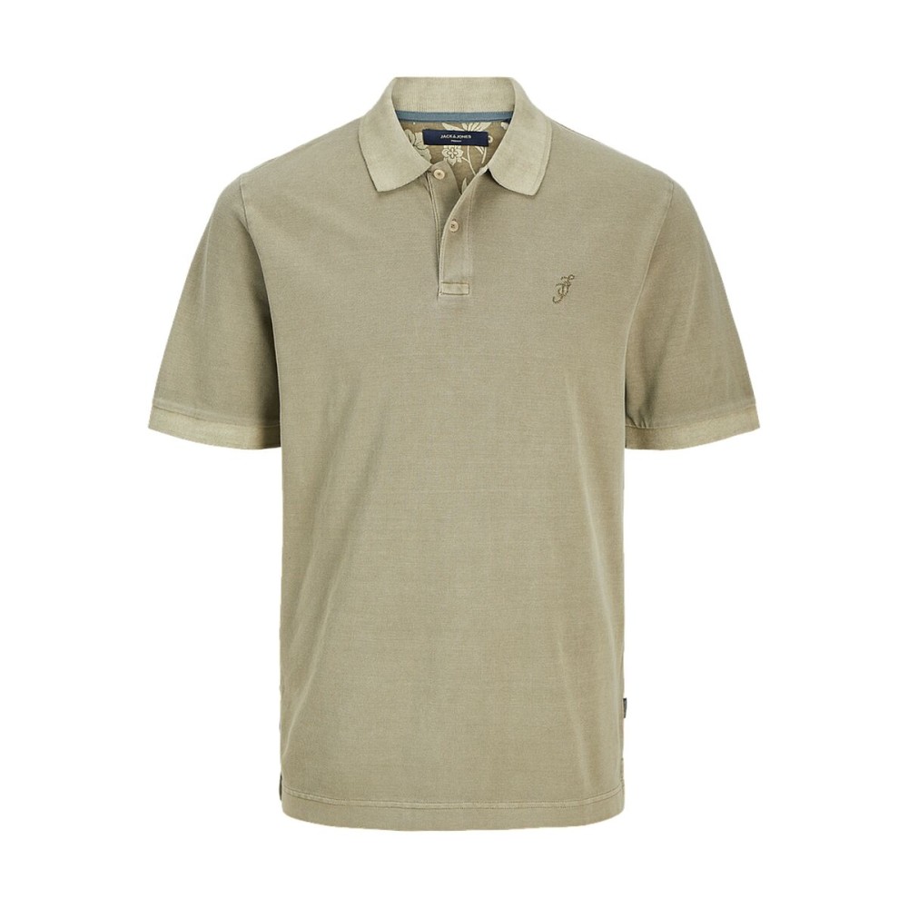 Herren Kurzarm-Poloshirt Jack & Jones JPRBLUWILLIAM 12257315 grün
