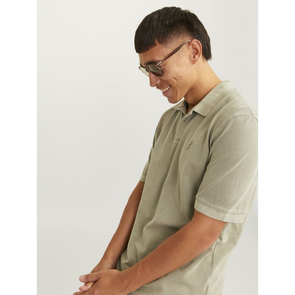 Herren Kurzarm-Poloshirt Jack & Jones JPRBLUWILLIAM 12257315 grün