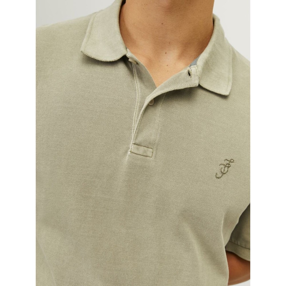 Herren Kurzarm-Poloshirt Jack & Jones JPRBLUWILLIAM 12257315 grün