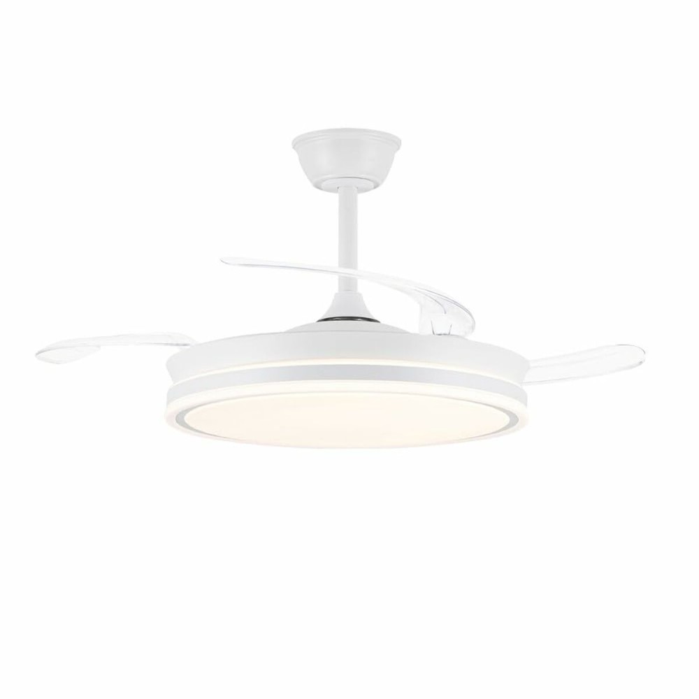 Ventilateur de Plafond CristalRecord EVO RETRAC Transparent 72 W