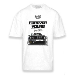 T-shirt à manches courtes homme RADIKAL FOREVER YOUNG Blanc S