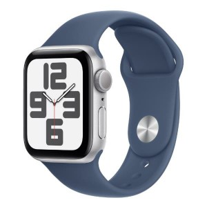 Montre intelligente Apple Watch SE (GPS) 1,57" Bleu Argenté 40 mm