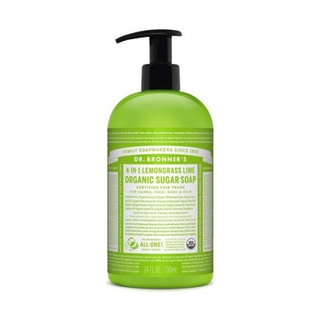 Savon liquide Dr Bronner's Lemongrass Lime 710 ml