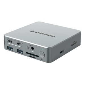 Hub USB Conceptronic 110521107101 Silberfarben 100 W