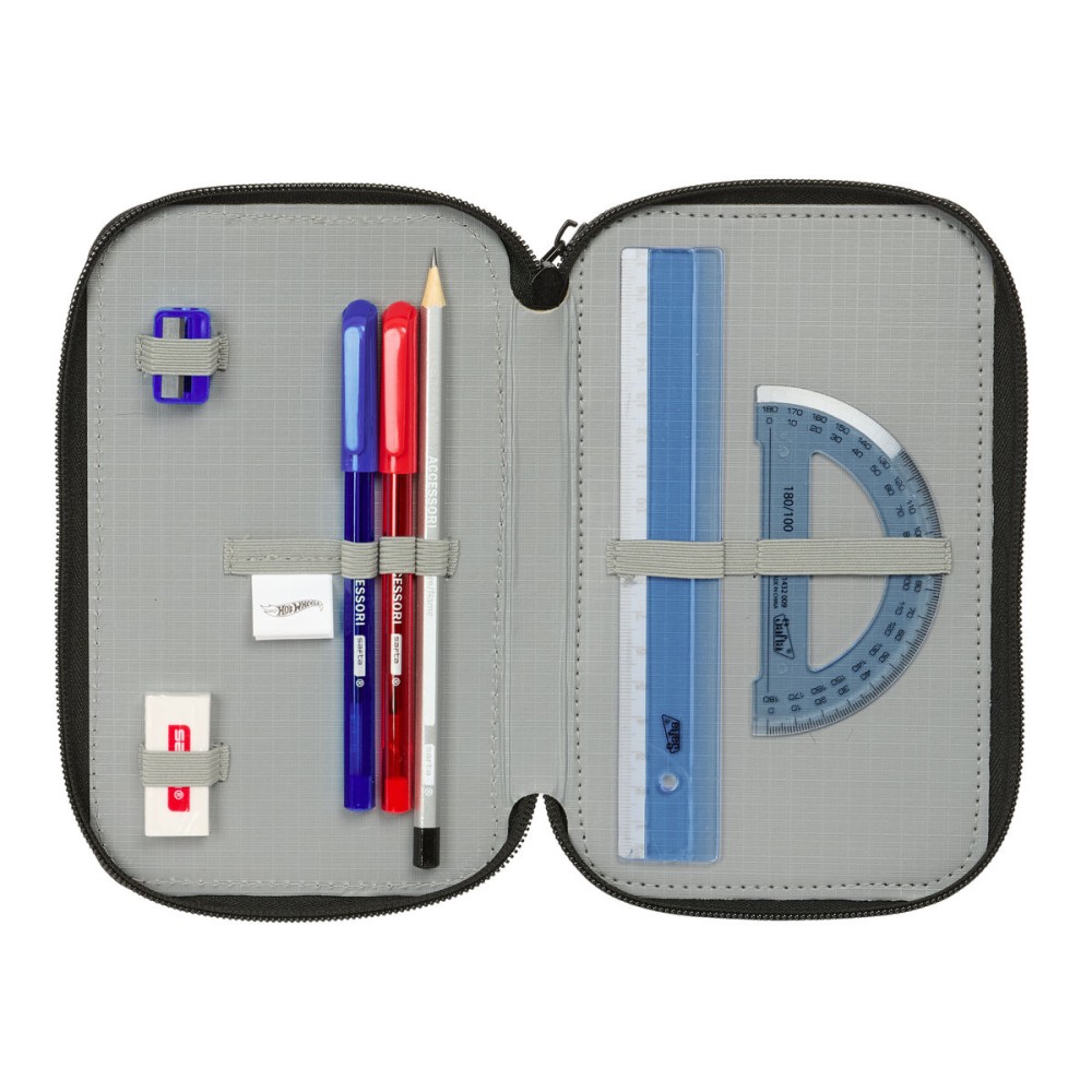 Holdall Hot Wheels Multicolour 12,5 x 19,5 x 5,5 cm 37 Pieces