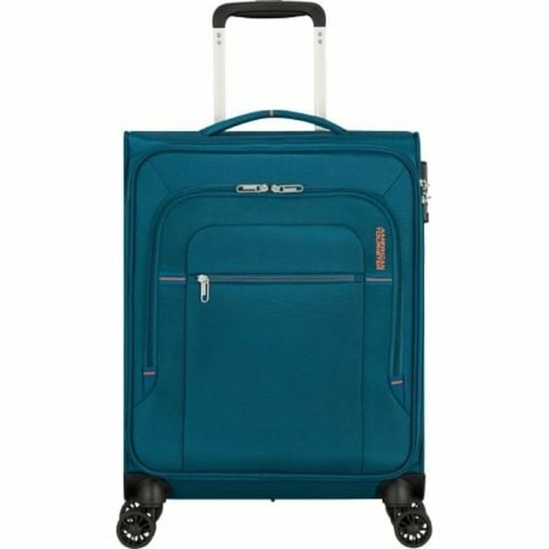 Cabin suitcase American Tourister Crosstrack Spinner Blue 40 L 55 x 40 x 20 cm