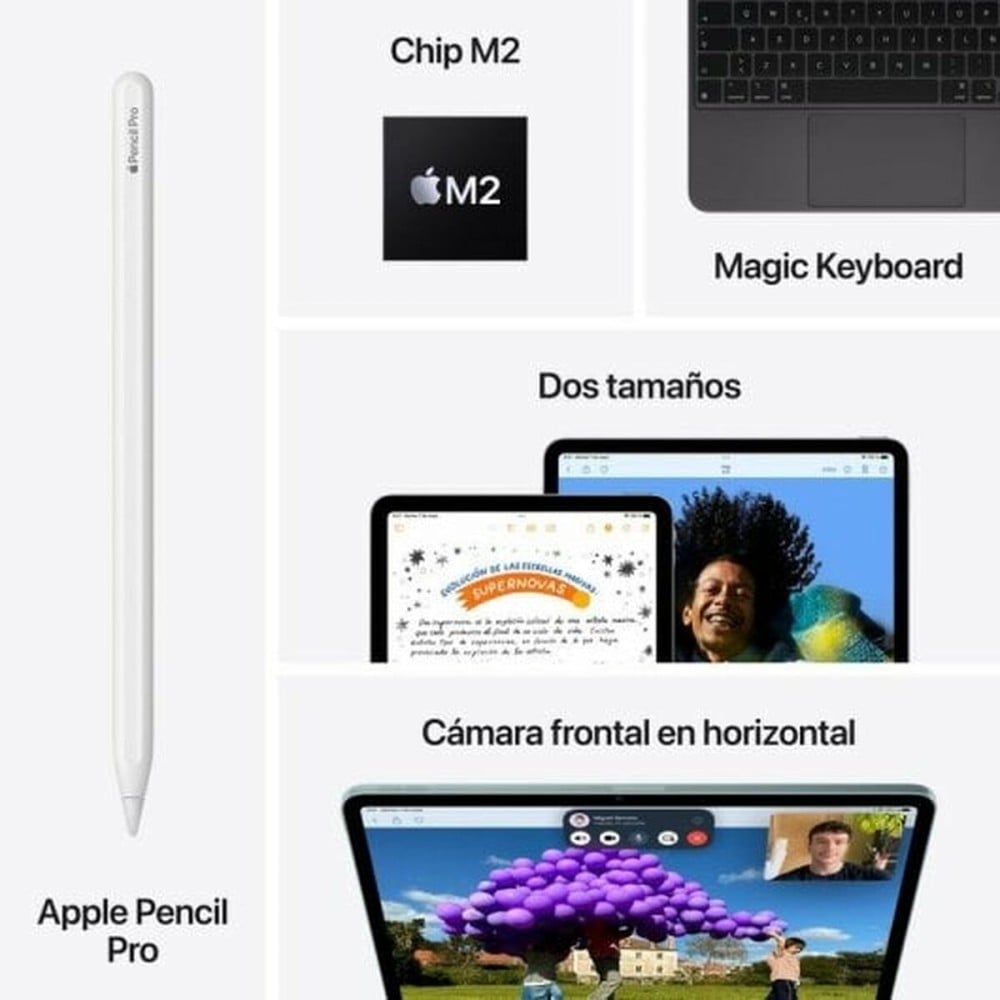 Tablet Apple iPad Air 2024 11" M2 8 GB RAM 128 GB Purpur