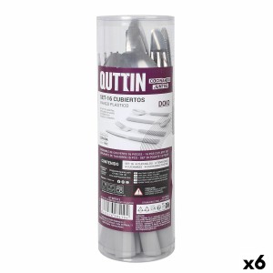 Cutlery Quttin DOIO Plastic 16 Pieces 17 Pieces (6 Units)