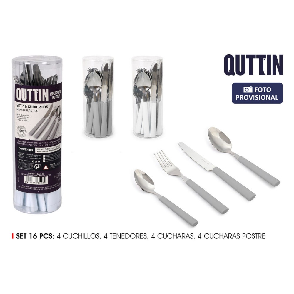 Besteck Quttin DOIO Kunststoff 16 Stücke 17 Stücke (6 Stück)