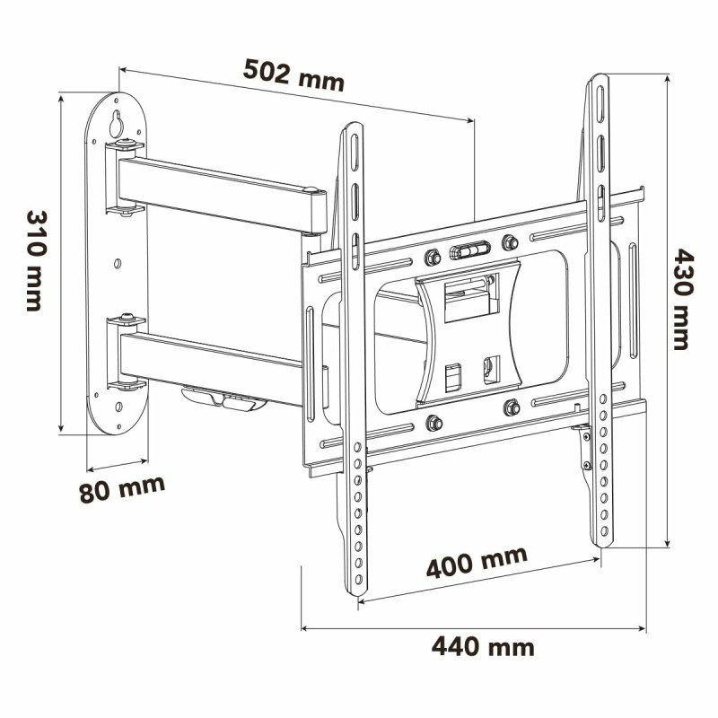 TV Halterung Nox NXLITEWALLFLEX 23"-55" 30 Kg