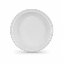 Lot d'assiettes réutilisables Algon Blanc 22 x 22 x 1,5 cm (36 Unités)