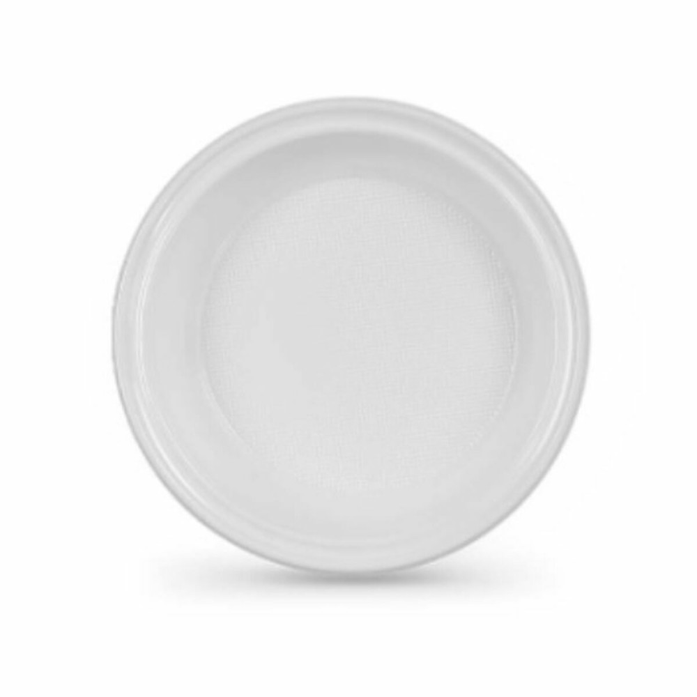 Lot d'assiettes réutilisables Algon Blanc 22 x 22 x 1,5 cm (36 Unités)