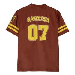 T shirt à manches courtes Harry Potter Gryffindor Rouge