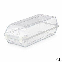 Boîte à chaussures empilable Transparent Plastique 14 x 10 x 32 cm (12 Unités)