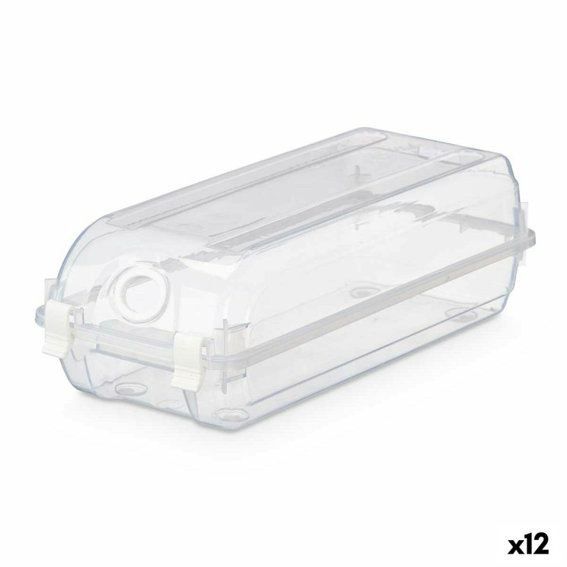 Boîte à chaussures empilable Transparent Plastique 14 x 10 x 32 cm (12 Unités)