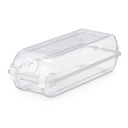 Boîte à chaussures empilable Kipit G-420 Transparent Plastique 14 x 10 x 32 cm (12 Unités)