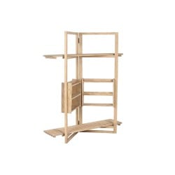 Shelves Home ESPRIT Natural Mango wood MDF Wood 130 x 35 x 160 cm