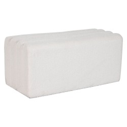 Banquette Home ESPRIT Blanc Polyester Bois MDF 100 x 45 x 43 cm