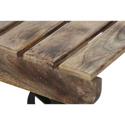 Tischdekoration Home ESPRIT Schwarz natürlich Metall Mango-Holz 130 x 80 x 32 cm