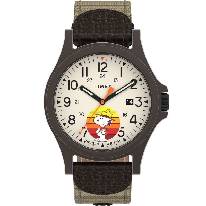 Montre Unisexe Timex Snoopy Beagle Scout (Ø 40 mm)