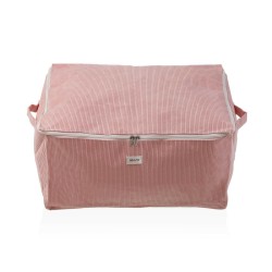 Aufbewahrungsbox Versa Corduroy 40 x 25 x 50 cm Rosa