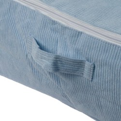 Storage Box Versa Corduroy 50 x 20 x 70 cm Blue