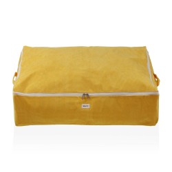 Storage Box Versa Corduroy 50 x 20 x 70 cm Yellow