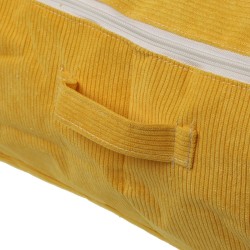 Boîte de rangement Versa Corduroy 50 x 20 x 70 cm Jaune