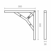 Equerre Micel plm06 300 x 300 mm
