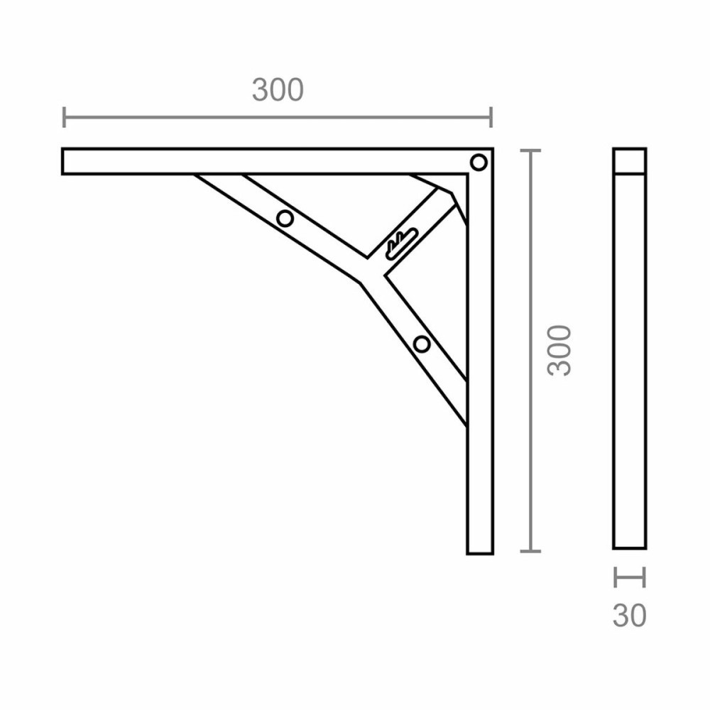 Equerre Micel plm06 300 x 300 mm