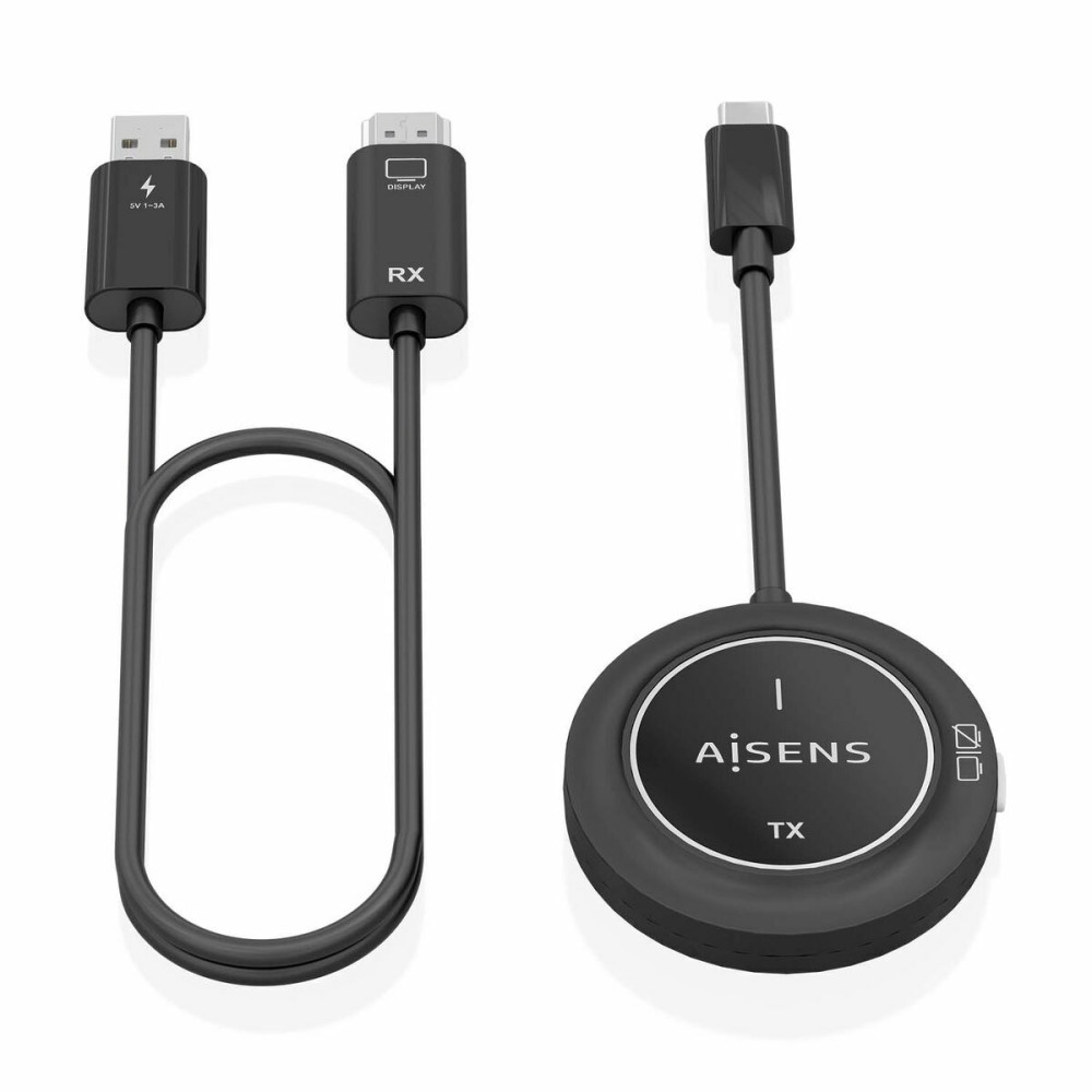 HDMI Cable Aisens ASWL-H2KC30M003-BK Black